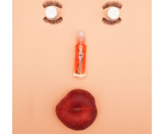 Nailmatic Kids Dabīgs un mitrinošs bērnu lūpu spīdums ar vitamīniem un augļu garšu, Peach, 6,5 ml - ROLLPECHE Помады, блески, бальзамы