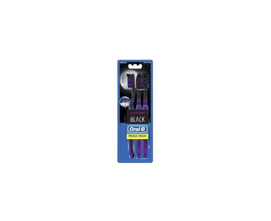 Oral-b Allrounder Black Medium Toothbrush 1ml Zobu pastas un mutes dobuma skalojamie līdzekļi