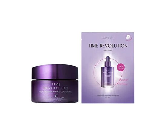 Missha Time Revolution Night Repair Cream & Mask Duo Set - Dárková sada Духи и косметика