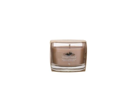 Yankee Candle Amber & Sandalwood Votive candle in glass 37.0g Telpu aromāti