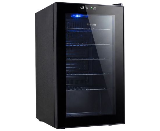 Euhomy BR001-89 70L beverage display refrigerator (black) Jaunumi Sadz. tehnika