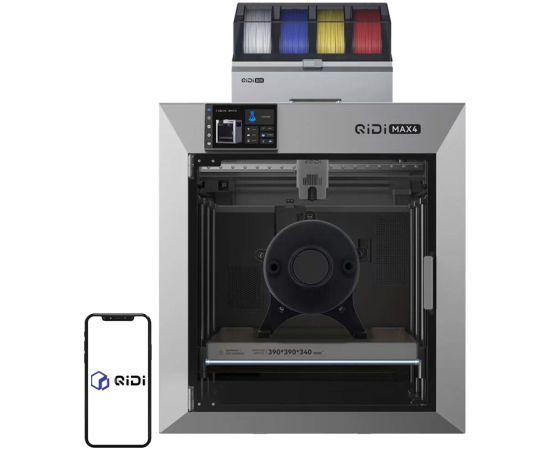 QIDI Max 4 Combo 3D printer 3D Printeri un lāzergravētāji