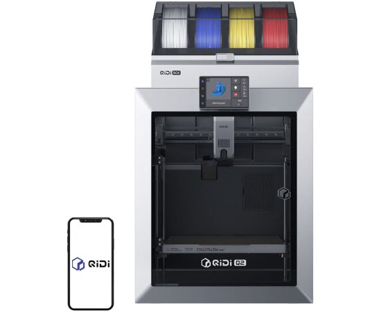 QiDi Q2 Combo 3D printer 3D Printeri un lāzergravētāji