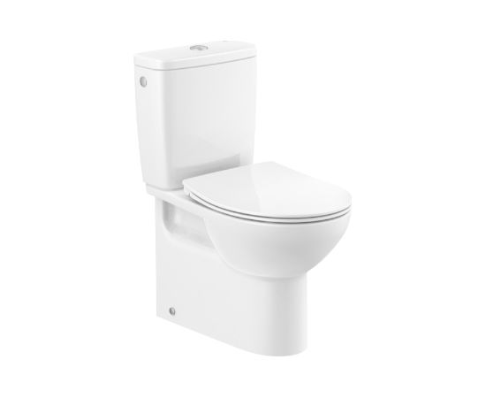 Jika pods ar SC Slim vāku Zeta rimless, universāls izvads, pievads no sāniem, balts Напольные унитазы