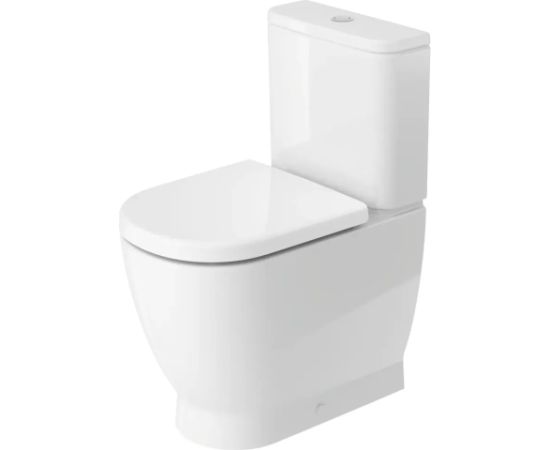 Duravit pods ar QR/SC vāku D-Code rimless, universāls izvads, pievads no apakšas, balts Напольные унитазы