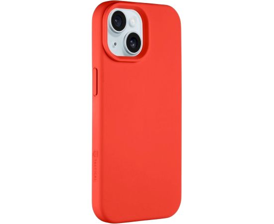 Tactical MagForce Velvet Smoothie Cover Aizsargapvalks priekš Apple iPhone 15 / sarkans Neoriģinālie Maciņi