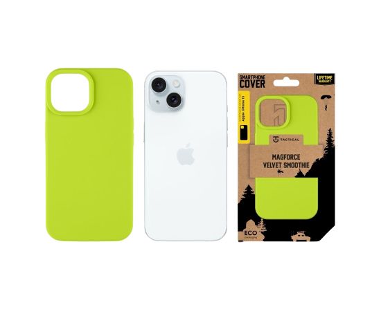 Tactical MagForce Velvet Smoothie Cover Aizsargapvalks priekš Apple iPhone 15 / avokado Neoriģinālie Maciņi