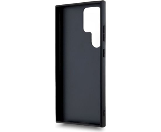 DKNY PU Leather Checkered Pattern and Stripe Case for Samsung Galaxy S24 Ultra Защитный чехол для Samsung Galaxy S24 Ultra / чёрный Чехлы - альтернативные
