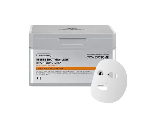 Vt Cosmetics Cica Care Vita-Light Brightening Mask ( 30 ks ) 30ml Sejas kopšana