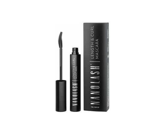 Nanolash Length & Curl Mascara - Řasenka pro prodloužení a natočení řas 10 ml 10ml Dekoratīvā kosmētika