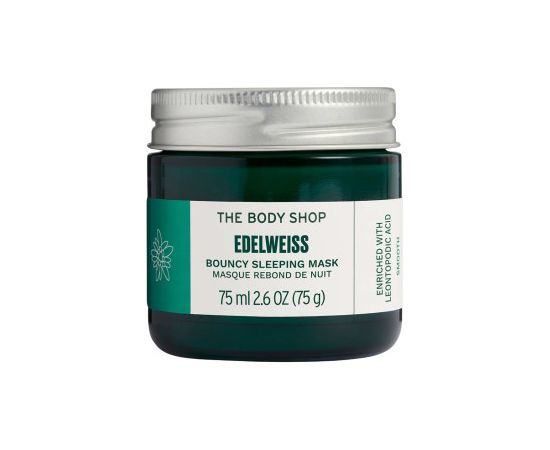 The Body Shop Edelweiss Bouncy Sleeping Mask 75 ml Ķermeņa kosmētika