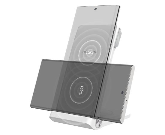 Nillkin PowerTrio 3in1 Wireless Charger Bezvadu lādētājs priekš Samsung Watch / balts Bezvadu telefonu lādētāji