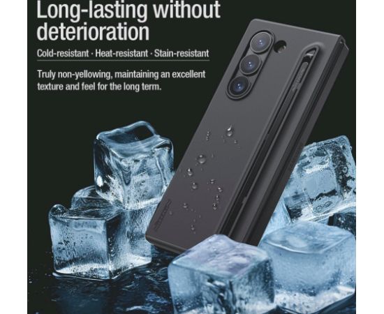 Nillkin Flex Pure Fold S Pen Cover Aizsargapvalks priekš Samsung Galaxy Z Fold 6 / melns Neoriģinālie Maciņi