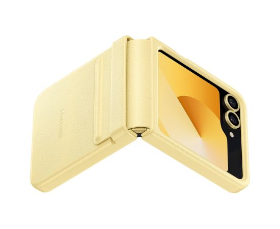 Samsung EF-VF741PYE KindSuit Case Aizsargapvalks priekš Samsung Galaxy Z Flip 6/7 FE / dzeltens Neoriģinālie Maciņi