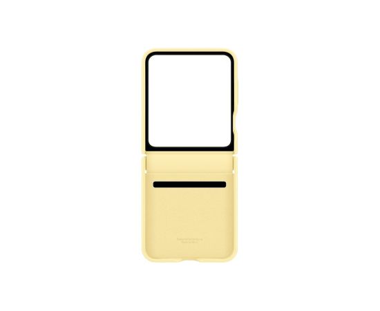 Samsung EF-VF741PYE KindSuit Case Aizsargapvalks priekš Samsung Galaxy Z Flip 6/7 FE / dzeltens Neoriģinālie Maciņi