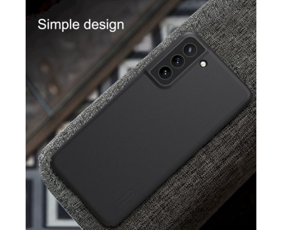 Nillkin Super Frosted Back Cover Aizsargapvalks priekš Samsung Galaxy S21 FE 5G / melns Neoriģinālie Maciņi