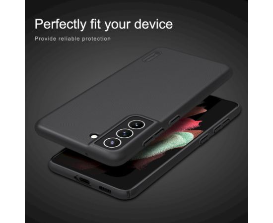 Nillkin Super Frosted Back Cover Aizsargapvalks priekš Samsung Galaxy S21 FE 5G / melns Neoriģinālie Maciņi