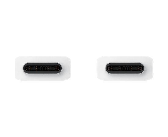 Samsung EP-DX310JWE USB-C/USB-C Data Cable USB-C uz USB-C datu kabelis 3A 1.8m / balts Data USB kabeļi