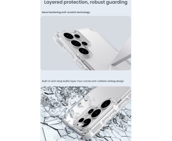 Nillkin Nature TPU PRO Cover Aizsargapvalks priekš Samsung Galaxy S26 Ultra / caurspīdīgs Neoriģinālie Maciņi