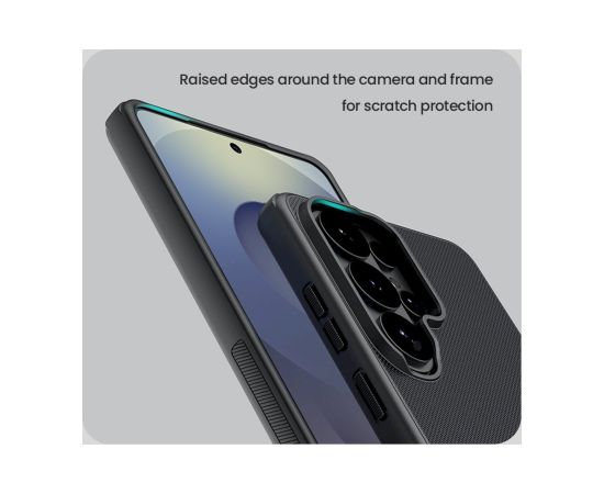Nillkin Super Frosted PRO Magnetic Back Cover Aizsargapvalks priekš Samsung Galaxy S26 Ultra / melns Neoriģinālie Maciņi
