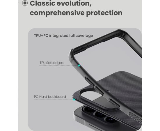 Nillkin Super Frosted PRO Back Cover Aizsargapvalks priekš Samsung Galaxy A56 5G / melns Neoriģinālie Maciņi