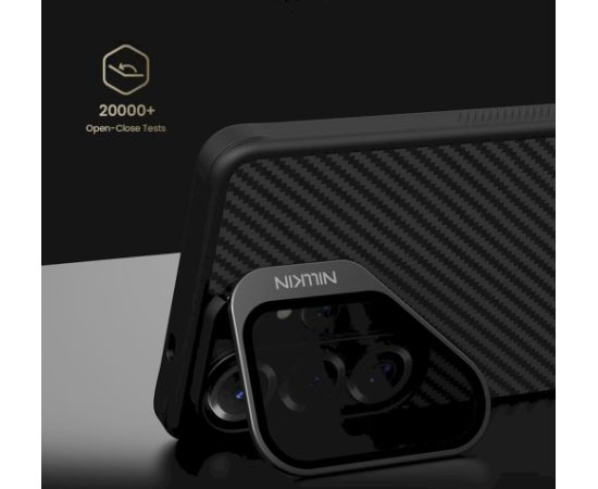 Nillkin CarboProp Aramid Magnetic Case Aizsargapvalks priekš Samsung Galaxy S26 Ultra / melns Neoriģinālie Maciņi