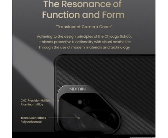 Nillkin CarboProp Aramid Magnetic Case Aizsargapvalks priekš Samsung Galaxy S26 Ultra / melns Neoriģinālie Maciņi