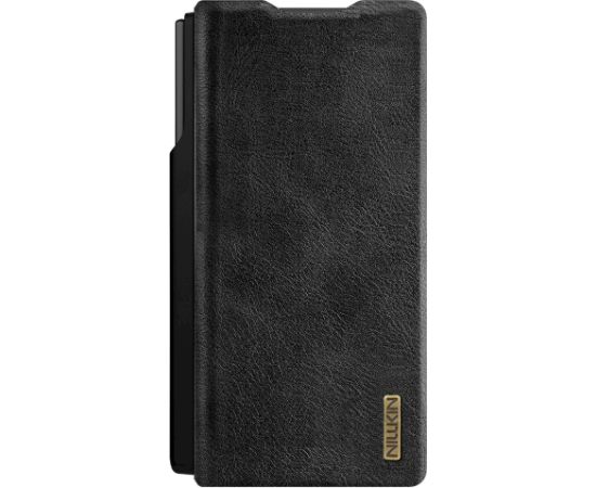Nillkin Qin Book PRO Pen Slot Case Aizsargapvalks priekš Samsung Galaxy Z Fold 7 ar nodalījumu pildspalvai / melns Neoriģinālie Maciņi