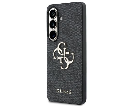 Guess PU 4G Metal Logo Case Aizsargapvalks priekš Samsung Galaxy S26 / peleks Neoriģinālie Maciņi