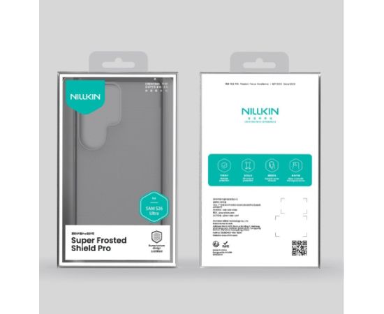 Nillkin Super Frosted PRO Back Cover Aizsargapvalks priekš Samsung Galaxy S26 Ultra / caurspidigs melns Neoriģinālie Maciņi
