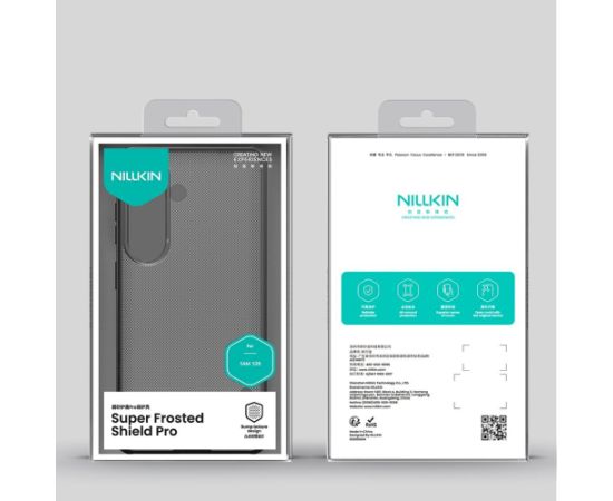 Nillkin Super Frosted PRO Back Cover Aizsargapvalks priekš Samsung Galaxy S26 / caurspīdīgs melns Neoriģinālie Maciņi