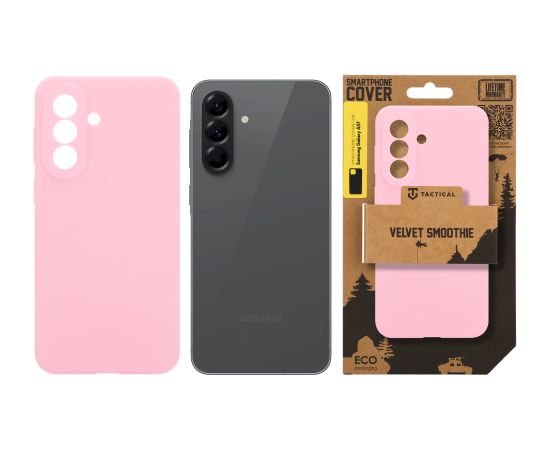 Tactical Velvet Smoothie Cover Aizsargapvalks priekš Samsung Galaxy A57 / rozā pantera Neoriģinālie Maciņi