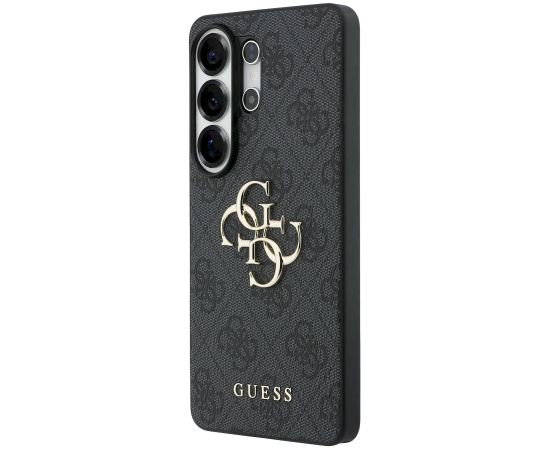 Guess PU 4G Metal Logo Case Aizsargapvalks priekš Samsung Galaxy S26 Ultra / peleks Neoriģinālie Maciņi