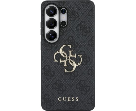 Guess PU 4G Metal Logo Case Aizsargapvalks priekš Samsung Galaxy S26 Ultra / peleks Neoriģinālie Maciņi