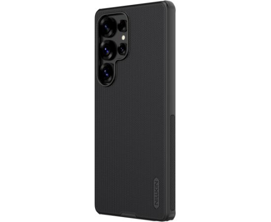 Nillkin Super Frosted PRO Magnetic Back Cover Aizsargapvalks priekš Samsung Galaxy S25 Ultra / melns Neoriģinālie Maciņi