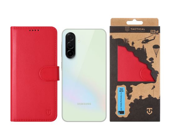Tactical Field Notes Protective Case Aizsargapvalks priekš Samsung Galaxy A37 / sarkans Neoriģinālie Maciņi