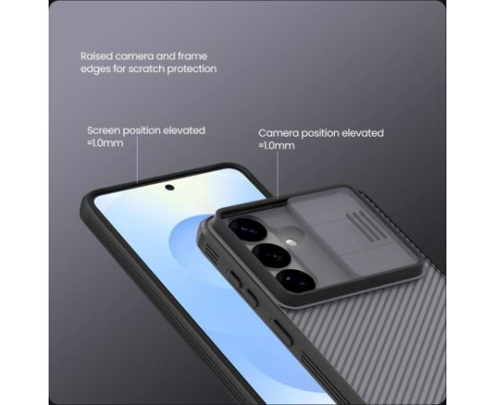 Nillkin CamShield PRO Hard Case Aizsargapvalks priekš Samsung Galaxy S26+ / caurspīdīgs melns Neoriģinālie Maciņi