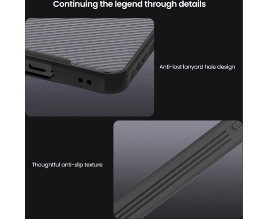 Nillkin CamShield PRO Hard Case Aizsargapvalks priekš Samsung Galaxy S26+ / caurspīdīgs melns Neoriģinālie Maciņi