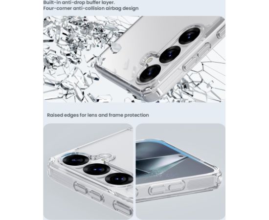 Nillkin Nature TPU PRO Cover Aizsargapvalks priekš Samsung Galaxy S25 / caurspīdīgs Neoriģinālie Maciņi