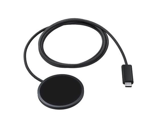 Samsung EP-P2900TBE Magnet Wireless Charger 25W Беспроводное магнитное зарядное устройство с адаптером 45W / тёмно-серый Bezvadu telefonu lādētāji