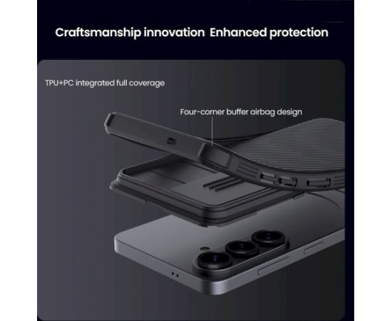 Nillkin CamShield PRO Hard Case Aizsargapvalks priekš Samsung Galaxy S26 / melns Neoriģinālie Maciņi