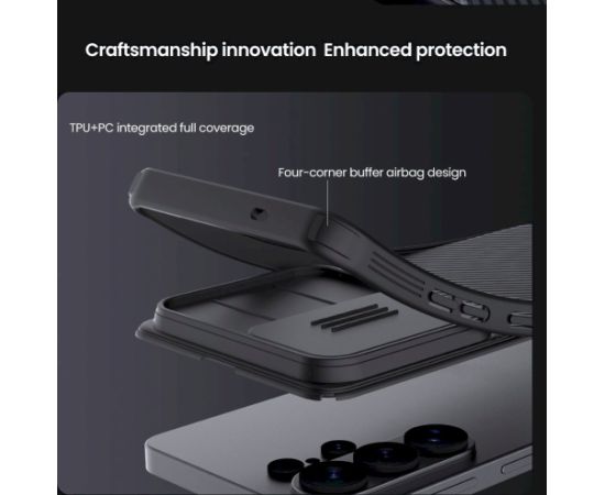 Nillkin CamShield PRO Hard Case Aizsargapvalks priekš Samsung Galaxy S26 Ultra / melns Neoriģinālie Maciņi