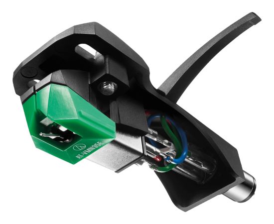 Audio Technica Audio-Technica AT-VM95E/H, cartridge (black/green, pre-assembled set (AT-VM95E + AT-HS6BK)) Jaunumi - Audio-Video