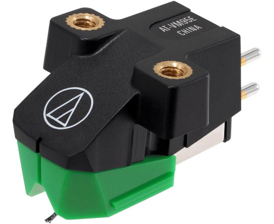 Audio Technica Audio-Technica AT-VM95E/H, cartridge (black/green, pre-assembled set (AT-VM95E + AT-HS6BK)) Jaunumi - Audio-Video