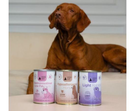 PAKA ZWIERZAKA Pepe Vet Gastrointestinal Low fat Duck - wet dog food - 400g Suņu barība