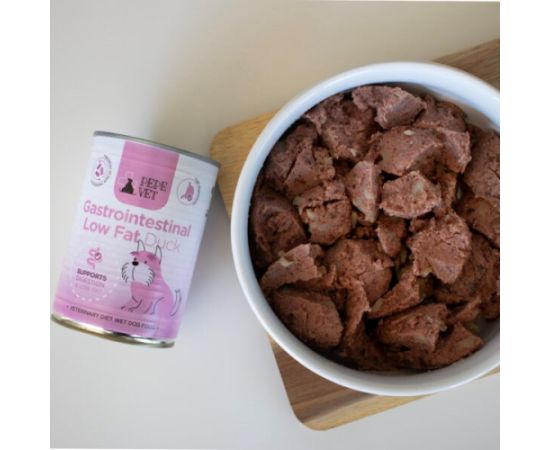 PAKA ZWIERZAKA Pepe Vet Gastrointestinal Low fat Duck - wet dog food - 400g Suņu barība