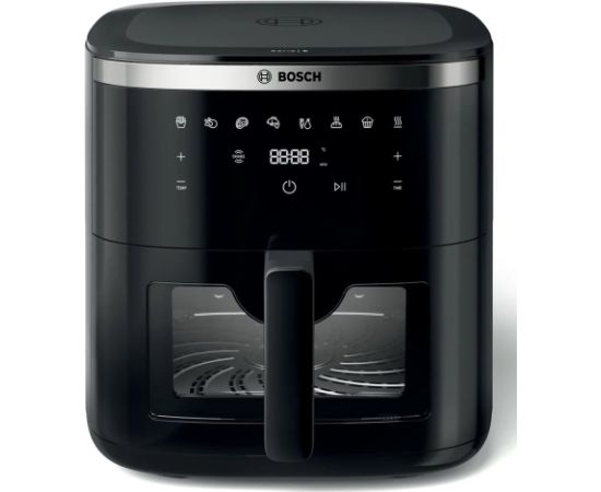 Bosch Serie 6 MAFS2671B fryer Single 7.2 L Stand-alone 1800 W Hot air fryer Black Karstā Gaisa Katli (AirFryer)