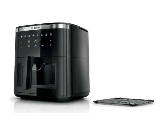 Bosch Serie 6 MAFS2671B fryer Single 7.2 L Stand-alone 1800 W Hot air fryer Black Karstā Gaisa Katli (AirFryer)