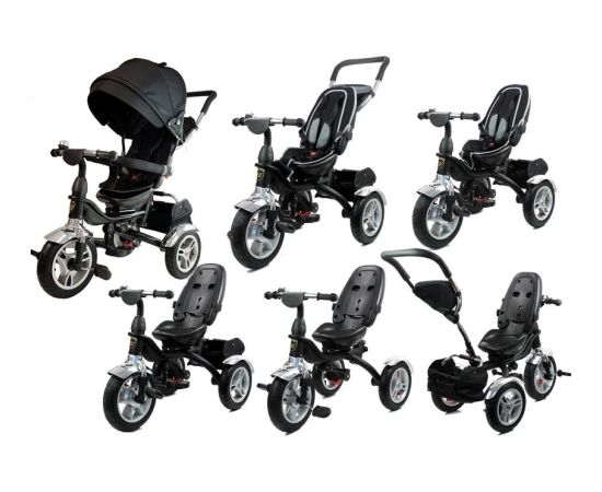 Leantoys Rower Trójkołowy PRO600 Czarny Jaunumi, Bērnu preces