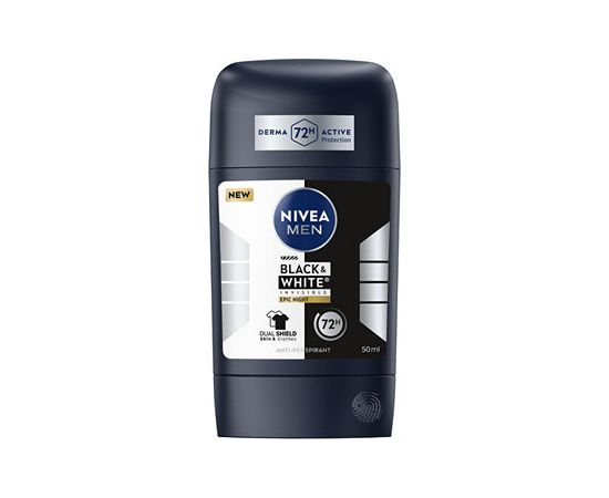 Nivea Men B&W Epic Night Anti-Perspirant - Tuhý antiperspirant 50ml Smaržas - NESAKĀRTOTS